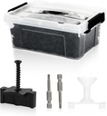 Upgraded 1250PCS Hidden Deck Fasteners for Composite Decking Boards – Universal Hidden Fasteners for Composite and Wood Decks