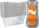 30-Pack Blackstone Griddle Accessories Drip Pan Liners, Aluminum Foil Pan Disposable for 17" 22" 28" 36" Blackstone Griddle Drip Tray Holder Grill Rear Grease Catcher Cup Liners