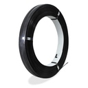 8NET Steel Strapping Band, 2,470' Length x 5/8'' Width x 0.020'' Thickness (1,460 lbs Break Strength), Cut Resistant Pallet Banding, Heavy Duty Metal Strap (1 Roll)