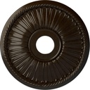 Ekena Millwork CM20BE1BZS Berkshire Ceiling Medallion, Bronze
