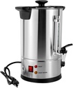 8L Commercial Grade Stainless Steel Coffee Tea Urn 1000W 110V Electric Catering Hot Water Boiler Coffee Maker Hot Water Urn for Home Party Office Wedding Silver (8.27x8.27x14.96in)